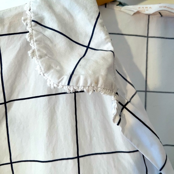 Zara embroidered blouse size XS - Picture 4 of 8